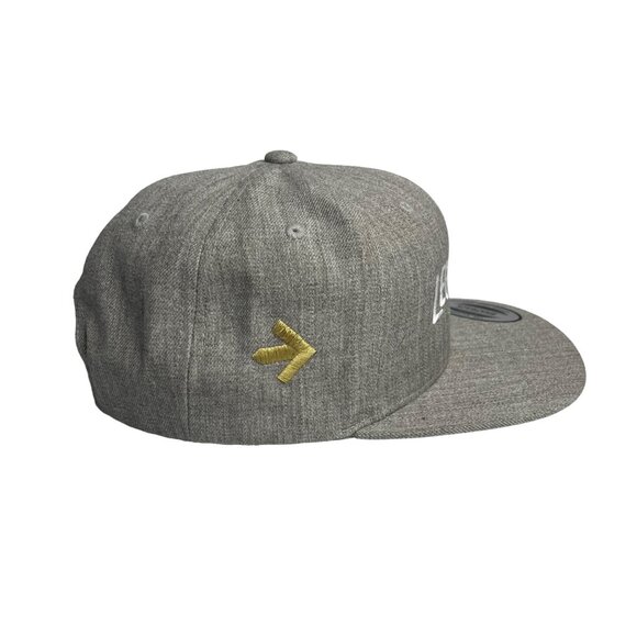 The Classics Yupoong Hat Legendary Snapback Gray Wool Blend New - Picture 4 of 8
